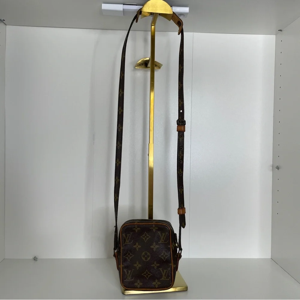 authentic with COA louis vuitton monogram mini danube crossbody bag - Picture 3 of 14